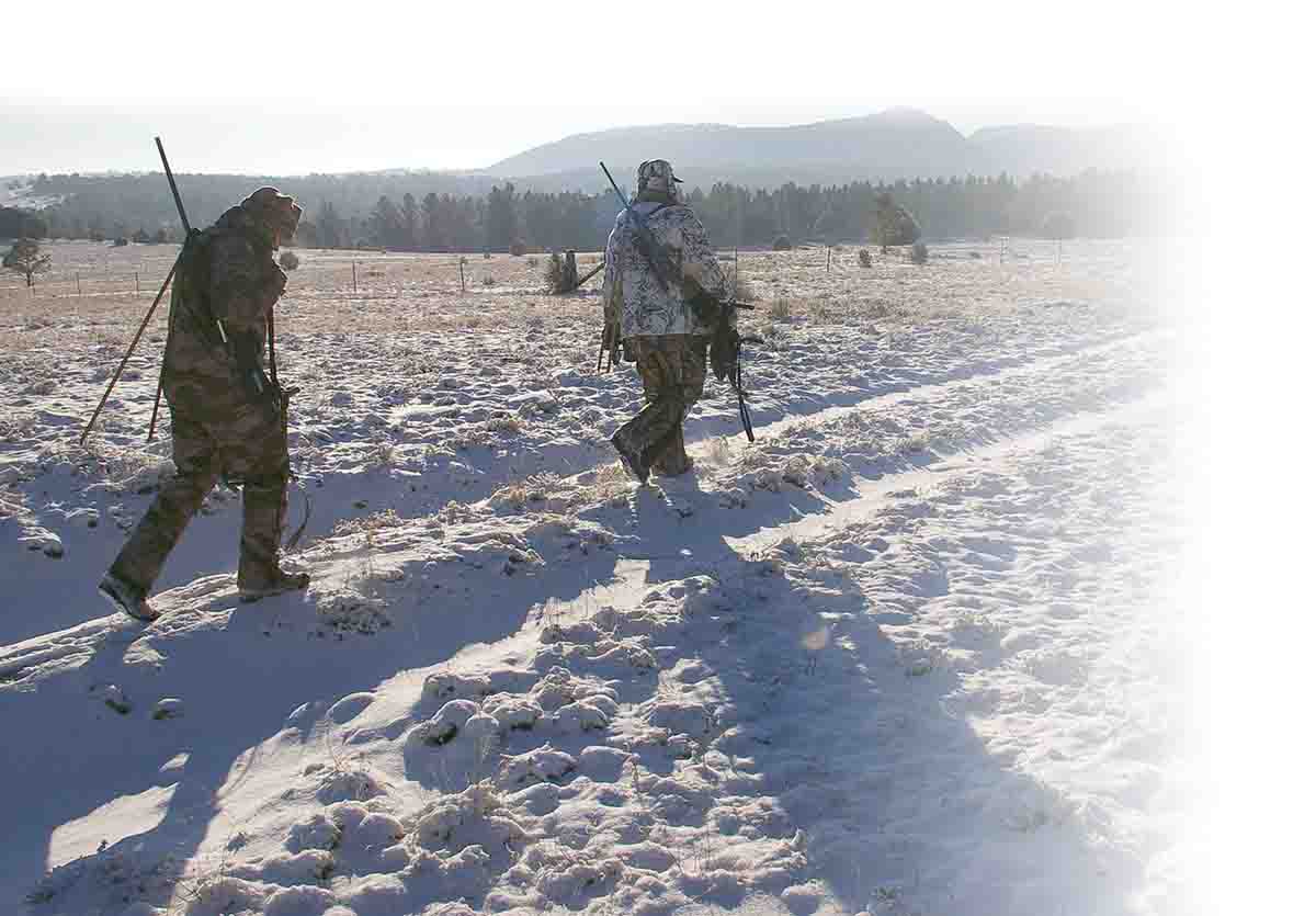 Calling in the wide open of the West often requires a cartridge like the .220 Swift to make a long-range shot when coyotes hang up and refuse to come any closer.